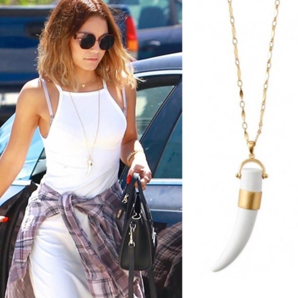:: Stella & Dot Exotic Sahara Pendant Necklace - Picture 5 of 9